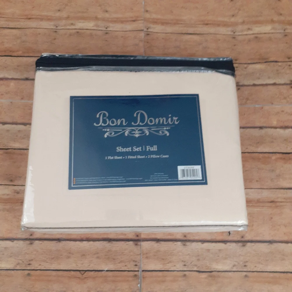 Bon Domir Cream Full Sheet Set